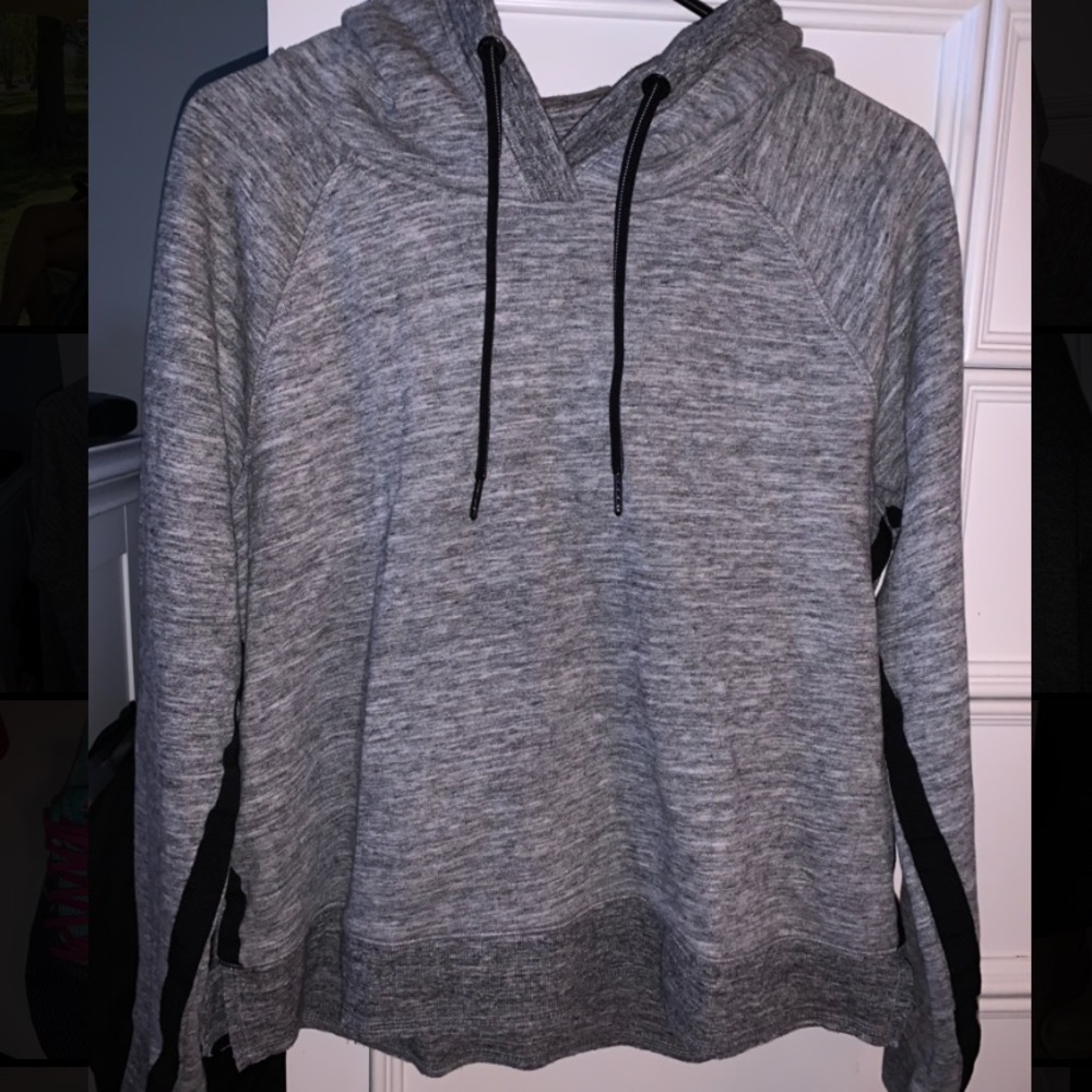 Calvin Klein Hooded Cropped Sweatshirt